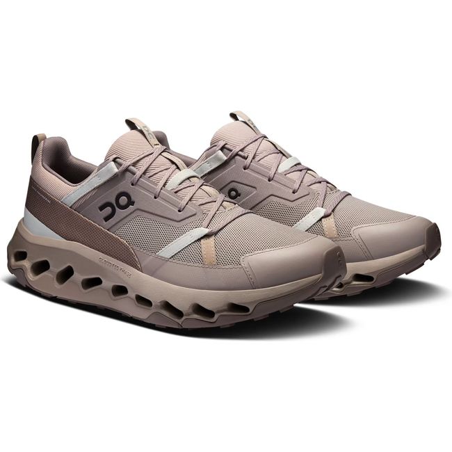 Pair of Men's On Running Cloudhorizon Trail Running Shoes in Fog Desert Brown