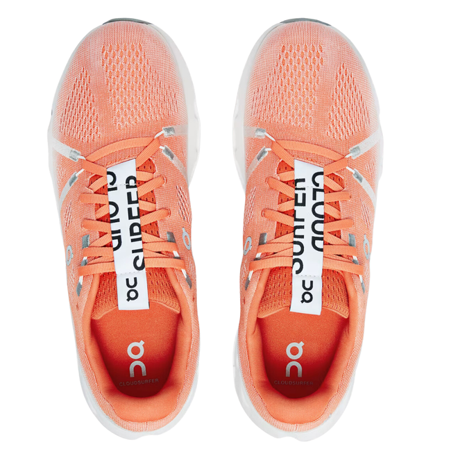 On Running Women's Cloudsurfer Running Shoe Flame/White 3WD10441204