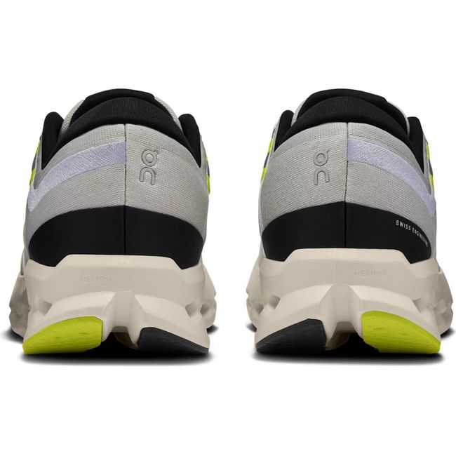 Heels of On Running Men's Cloudsurfer 2 Running Shoes in glacier grey