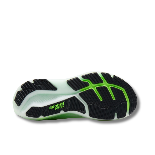 Sole of Brooks Men's Glycerin 23 Running Shoe in Phantom Green