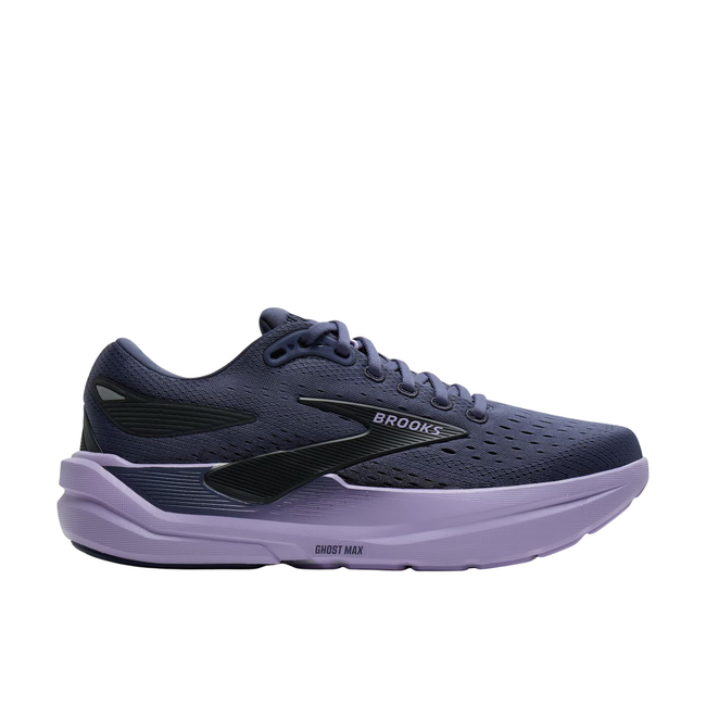 Side of Brooks Women's Ghost Max 3 Running Shoe in Nightshadow Purple