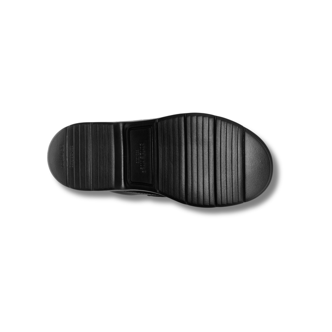 Sole of Stride Rite Kids' Laurence Loafer in Black