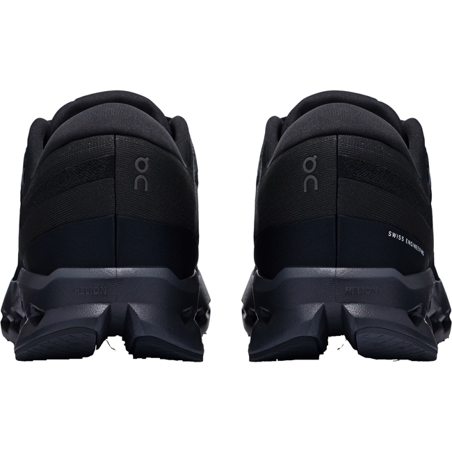 Heels of On Running Men's Cloudsurfer 2 Running Shoes in All Black