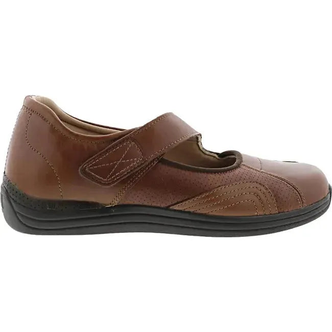 Drew Women's Heather Mary Jane Shoe Brandy Leather 14400-83