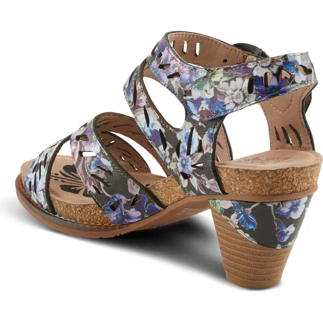 L'Artiste Women's Abreeze Heel Black Multi