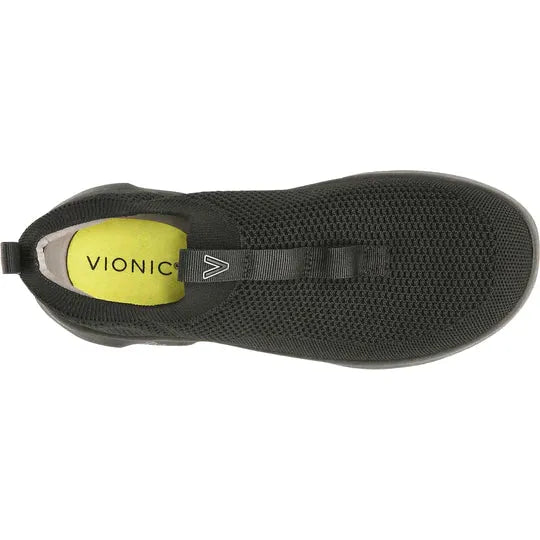 Vionic Women's Advance Slip On Shoe Black/Black Knit I6593F1001