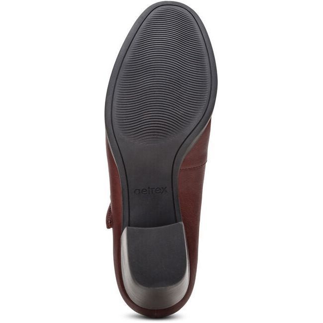 Aetrex Women's Sara Pump Heel Burgundy AH209W