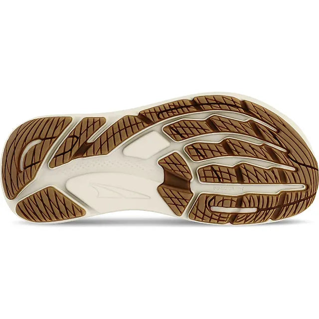 White sole of Altra Men's FWD Via 2 Running Shoe in Navy Light Blue