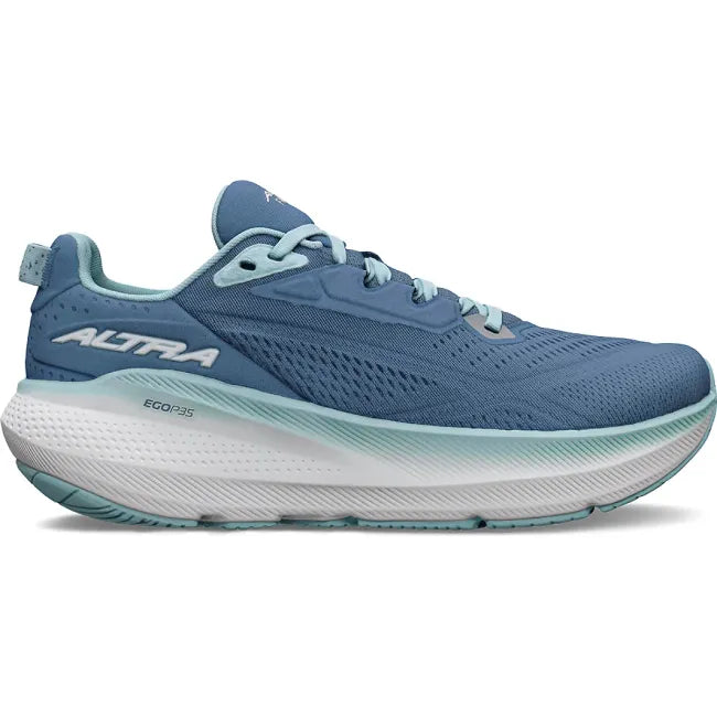 Lateral side of Altra Women's FWD Via 2 Running Shoe in Light Blue