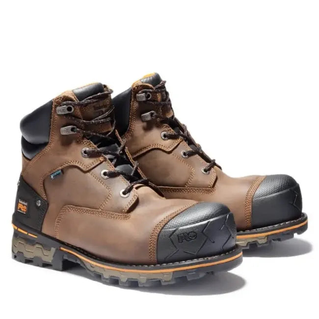 Pair of Brown Timberland Men&