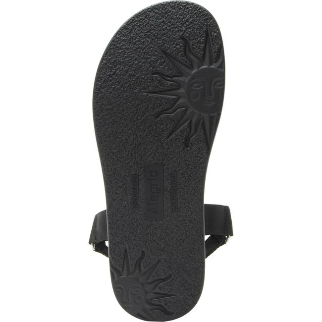 Sole of Women&#39;s Alegria Allyson Sandal in Black