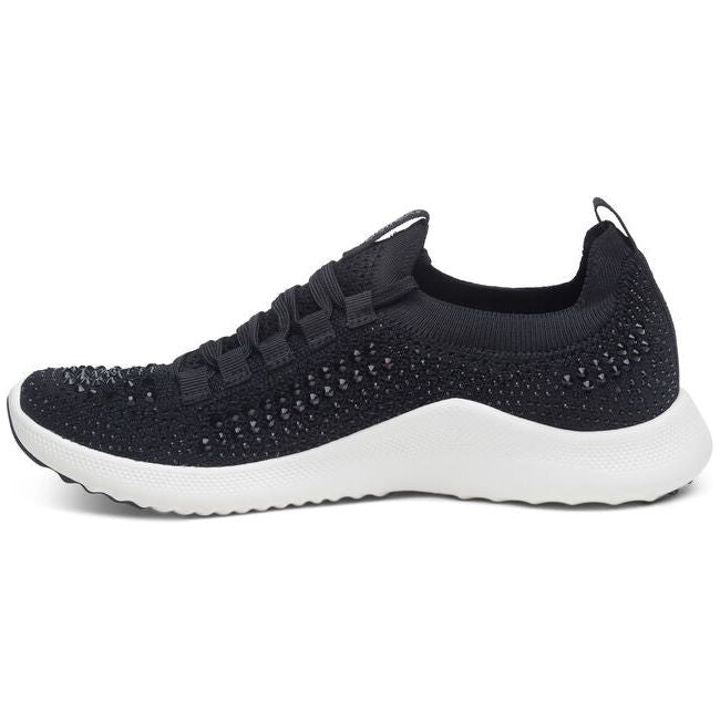 Aetrex Women's Carly Sneaker Black AS250W