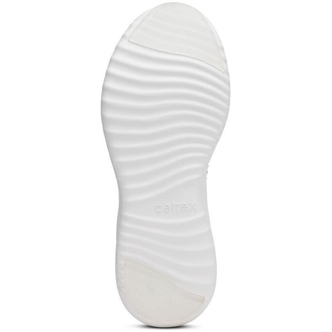 Aetrex Women's Carly Sneaker White Sparkle AS251W