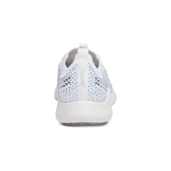 Aetrex Women's Carly Sneaker White Sparkle AS251W