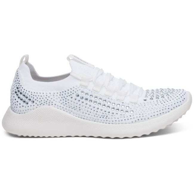 Aetrex Women's Carly Sneaker White Sparkle AS251W