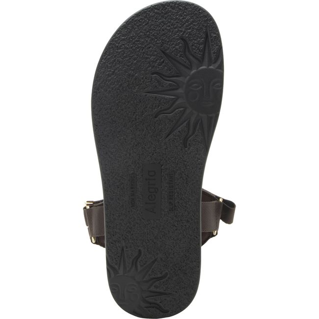 Sole of Women&#39;s Alegria Allyson Sandal in Chocolate Brown