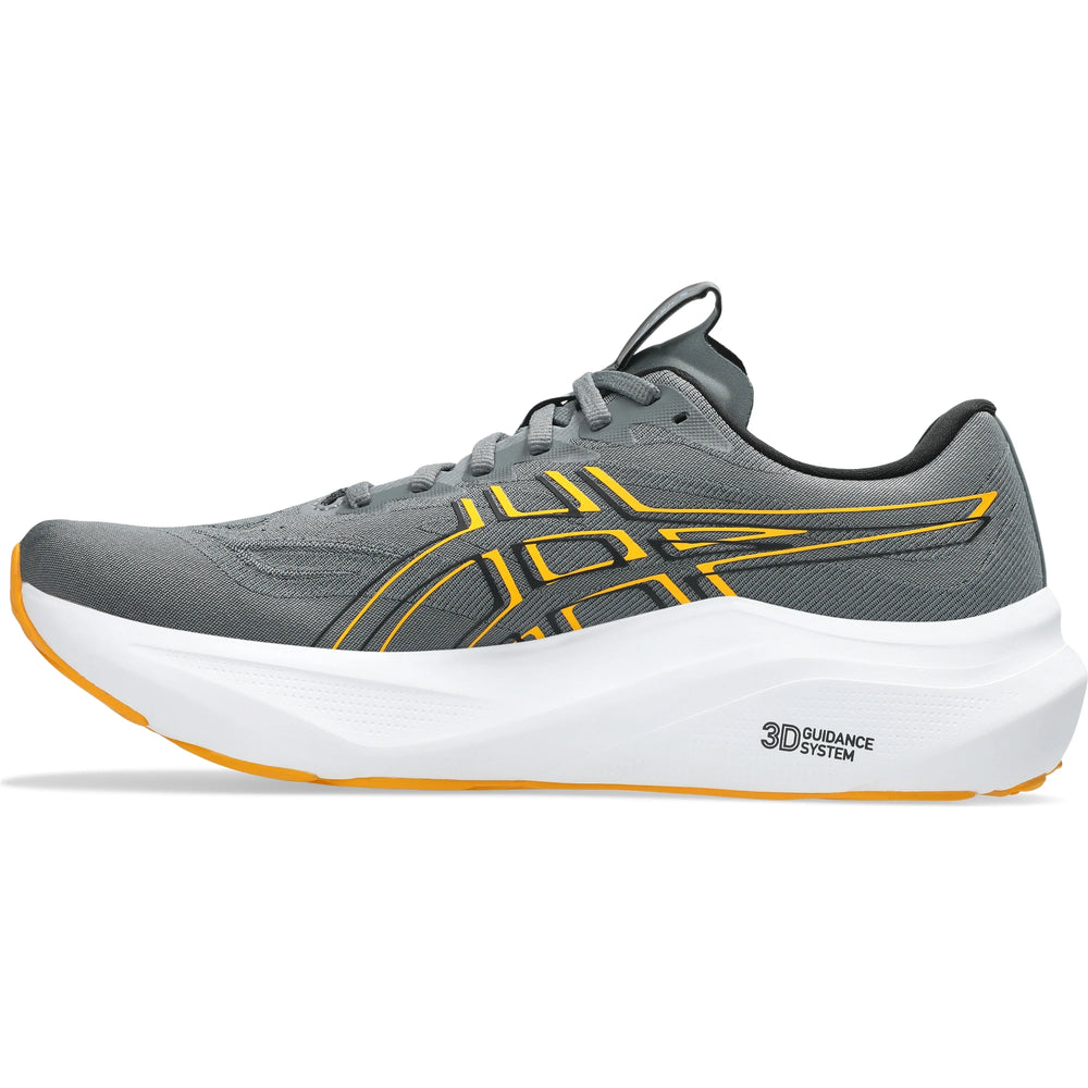 Inside of ASICS Men's GT-2000 14 Running Shoe in Steel Grey/Yamabuki