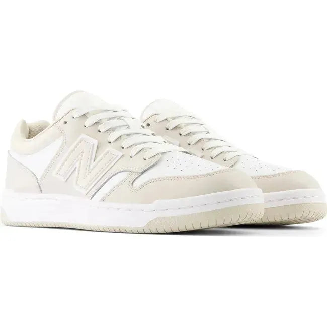 New Balance Unisex 480 Lifestyle Shoe Timberwolf/White BB480LBB