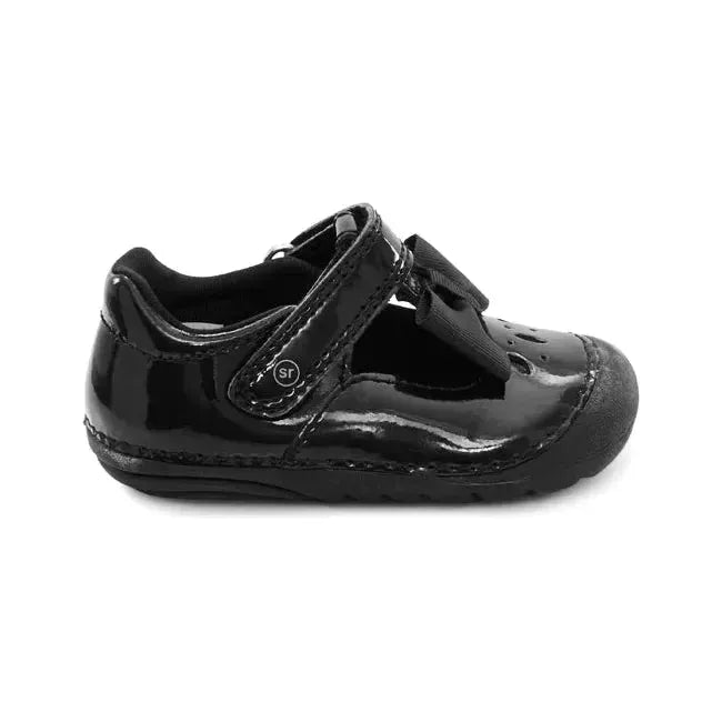 Stride Rite Kids' Janna Mary Jane Shoe Black Patent BG023503