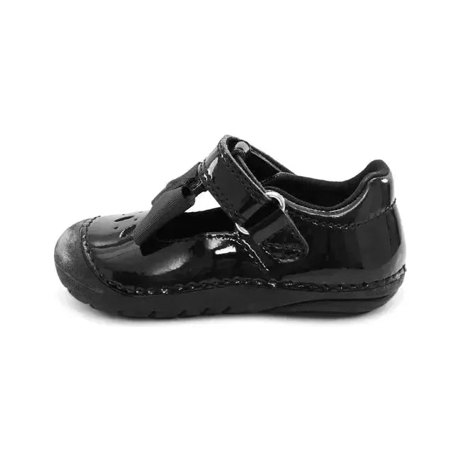 Stride Rite Kids' Janna Mary Jane Shoe Black Patent BG023503