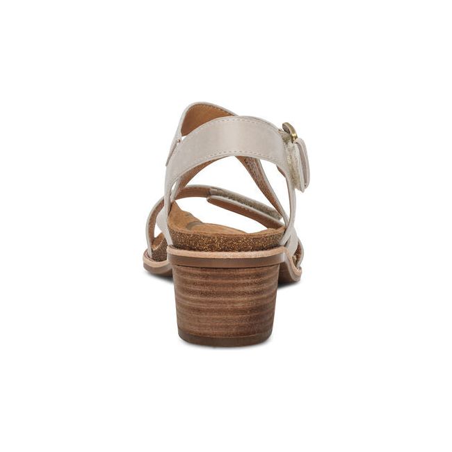 Aetrex Women's Kristin Block Heel Sandal Ivory BH103W