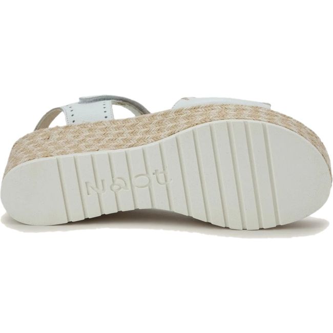 Sole of Women's Naot Blanes Wedge Sandal in White