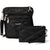 Baggallini Pocket Crossbody Bag Black Quilt ACB921B0001