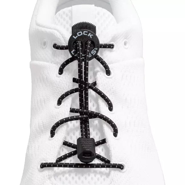 Lock Laces Black No Tie Shoelaces