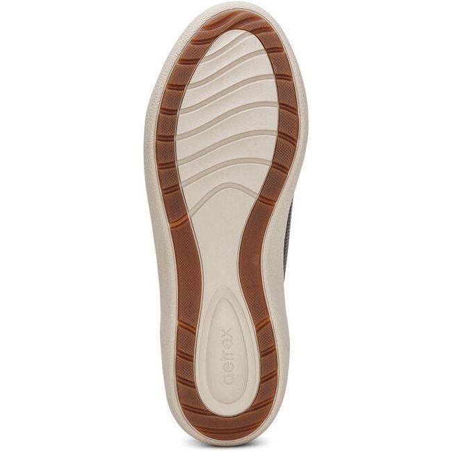 Aetrex Women's Courtney Lace Up Sneaker Black CA100W