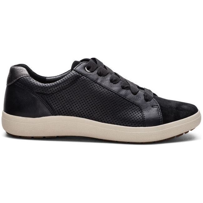 Aetrex Women's Courtney Lace Up Sneaker Black CA100W