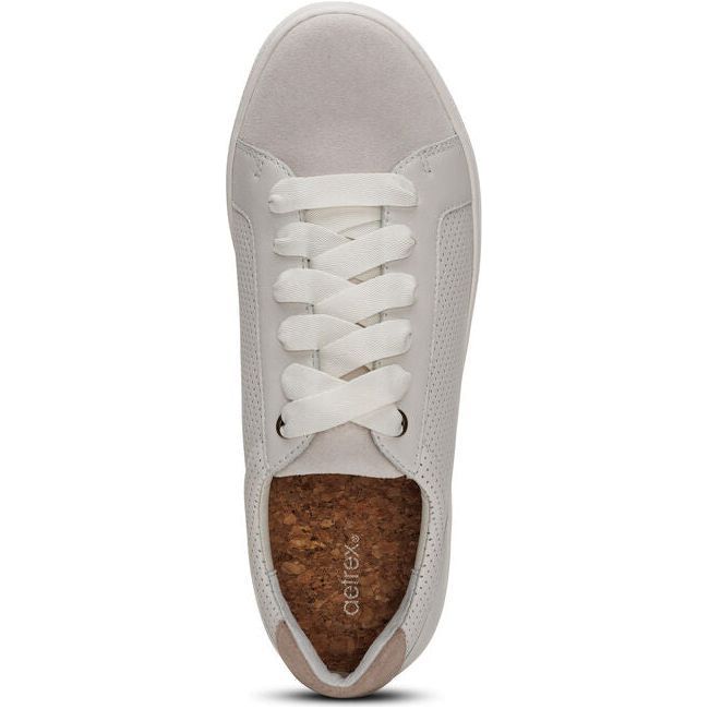 Aetrex Women's Courtney Sneaker Chalk CA101W