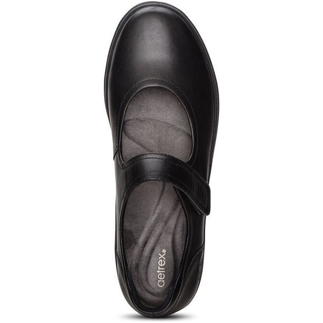 Aetrex Women's Erica Mary Jane Shoe Black CA400W