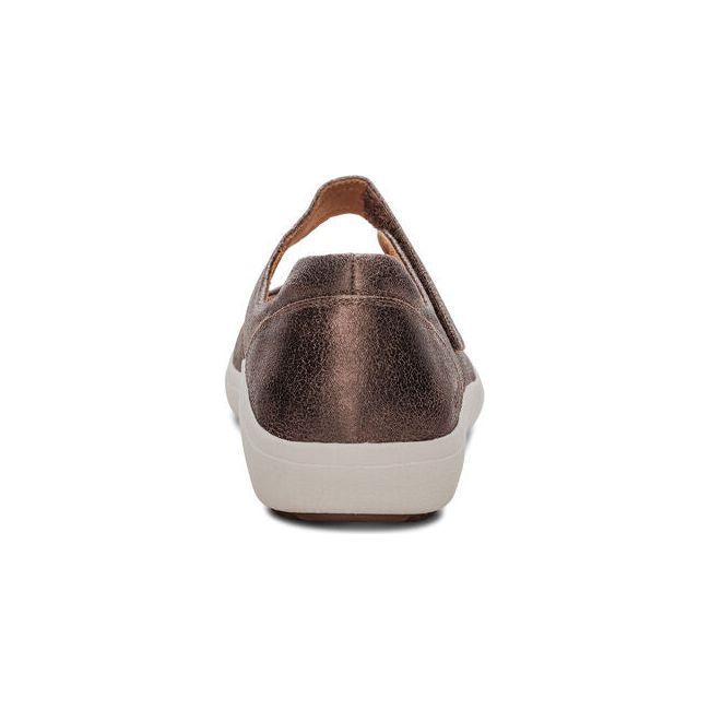 Aetrex Women's Erica Mary Jane Shoe Bronze CA404W
