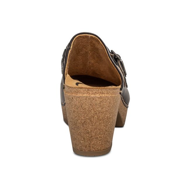 Aetrex Women's Corey Clog Black Leather CC100W