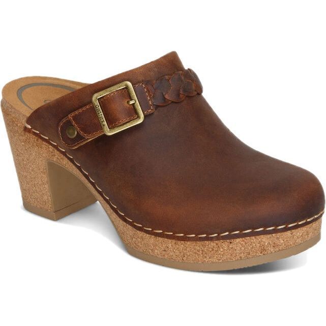 Aetrex Women's Corey Clog Brown CC108W