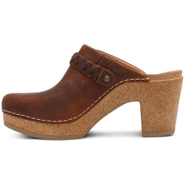 Aetrex Women's Corey Clog Brown CC108W