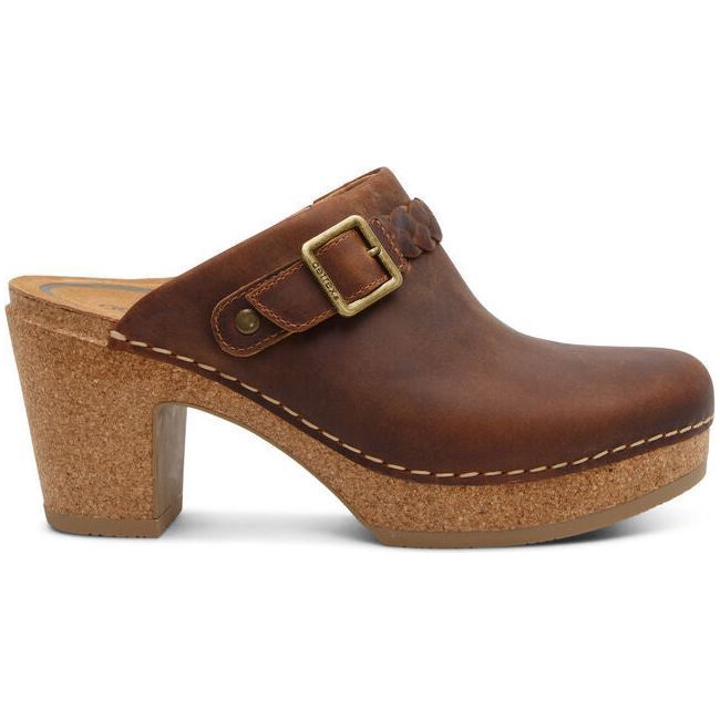 Aetrex Women's Corey Clog Brown CC108W