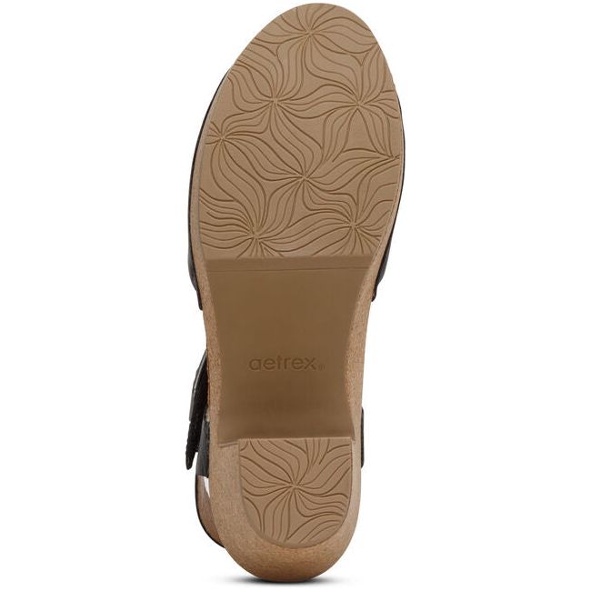 Aetrex Women's Finley Closed Toe Heel Black CC200W