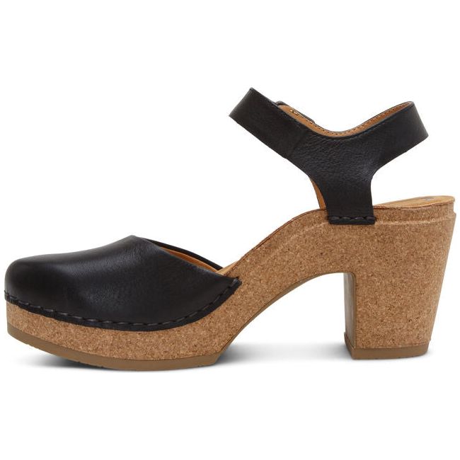 Aetrex Women's Finley Closed Toe Heel Black CC200W