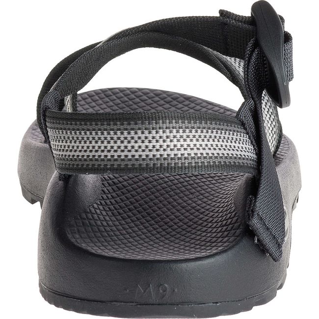 Heel of Women&#39;s Chaco Z/1 Classic Sandal in Split Gray and black with heel strap