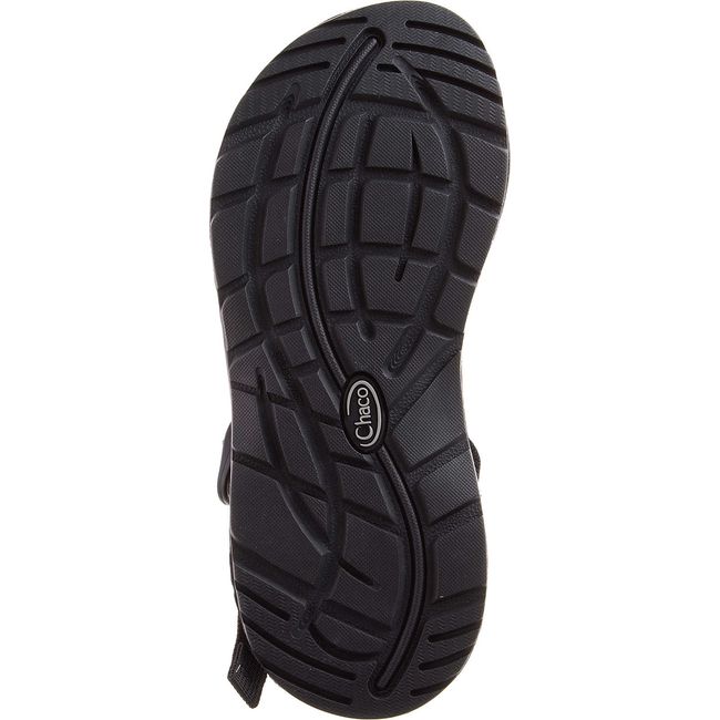 Sole of Women's Chaco Z/1 Classic Vegan Sandal in Black