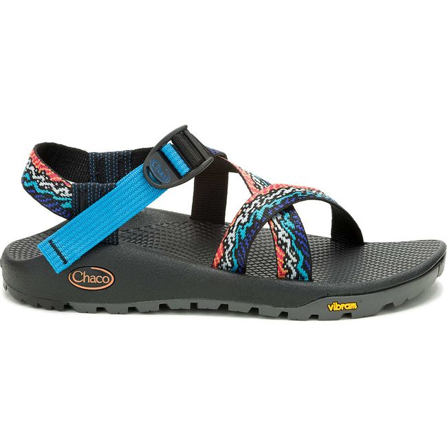 Lateral side of Women&#39;s Chaco Z/1 Rapid Pro Classic Sandal in Eddy Aqua