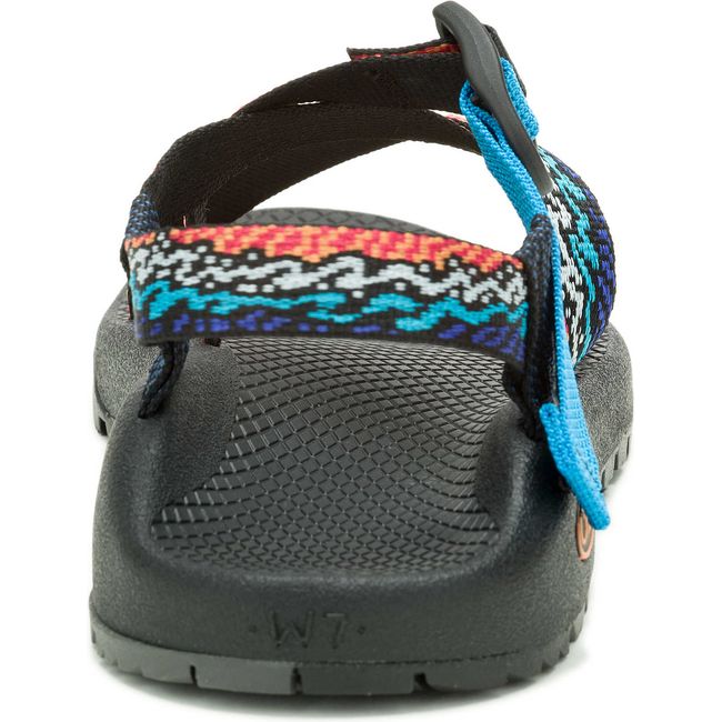 Heel of Women&#39;s Chaco Z/1 Rapid Pro Classic Sandal in Eddy Aqua with heel strap