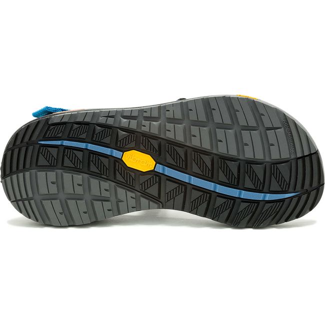 Vibram sole of Women&#39;s Chaco Z/1 Rapid Pro Classic Sandal in Eddy Aqua