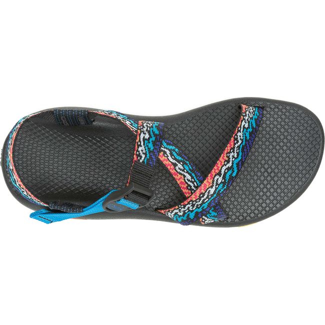 Top down view of Women&#39;s Chaco Z/1 Rapid Pro Classic Sandal in Eddy Aqua