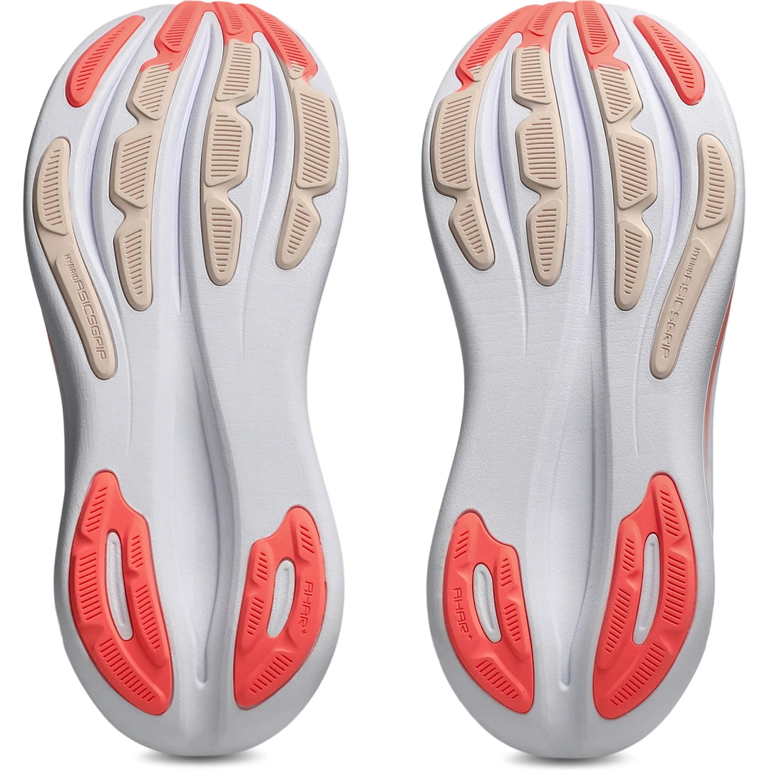 Soles of ASICS Women&