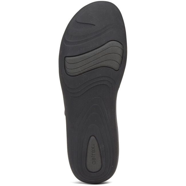 Aetrex Women&#39;s Annie Mary Jane Shoe Black DM450WM