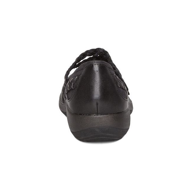 Aetrex Women&#39;s Annie Mary Jane Shoe Black DM450WM