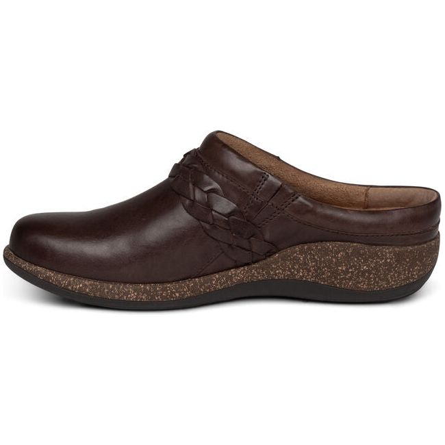 Aetrex Women's Libby Clog Brown DM202