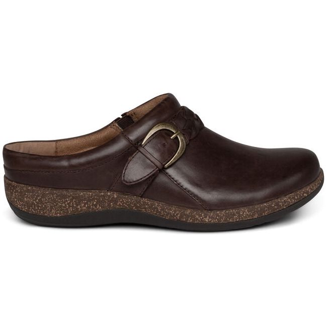 Aetrex Women's Libby Clog Brown DM202